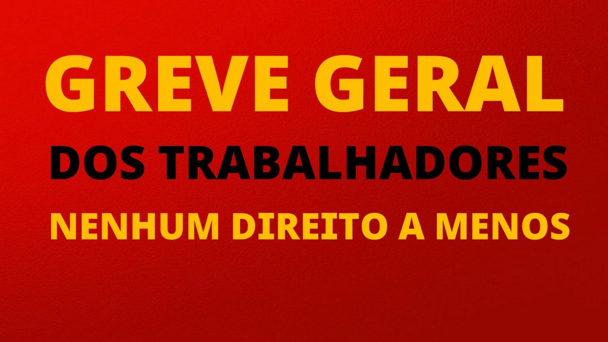 Greve Geral:Atenção trabalhadores e trabalhadoras da saúde!