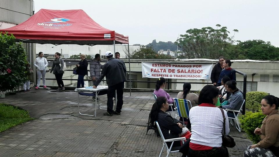 Greve no Hospital Regional de Araranguá