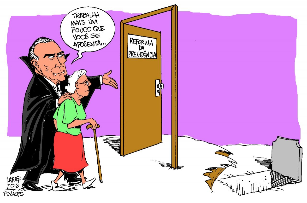 Centrais se unem contra a reforma da Previdência:“Se botar pra votar, o Brasil vai parar” 