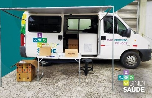 Com a Unidade Móvel  o Sindisaúde vai até você