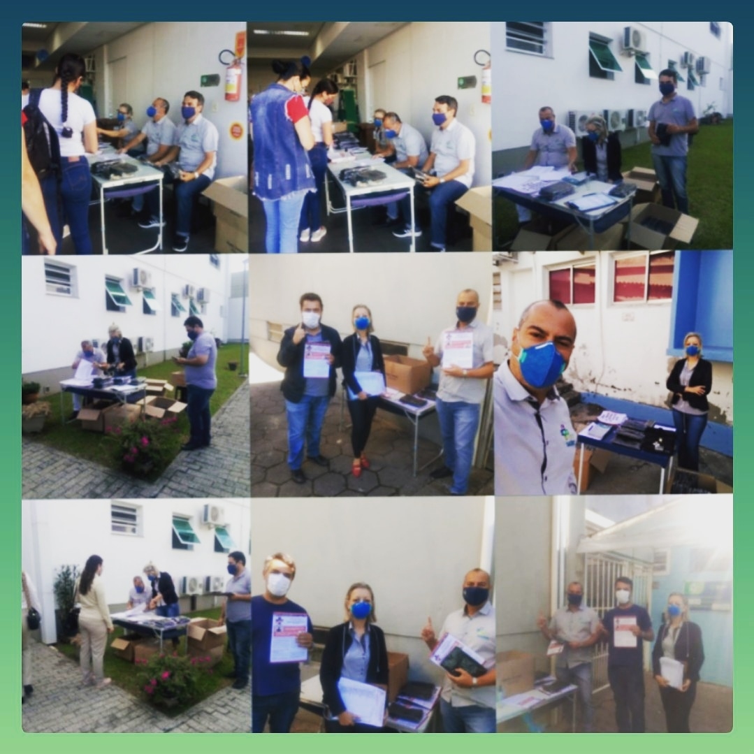 Sindicato entrega brindes de Natal para os sócios 