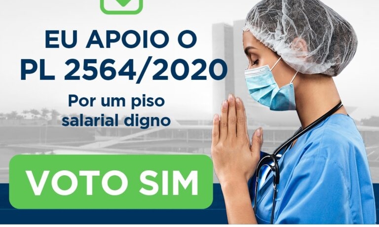 Enfermeiros lutam contra a Covid-19 e contra salários indignos