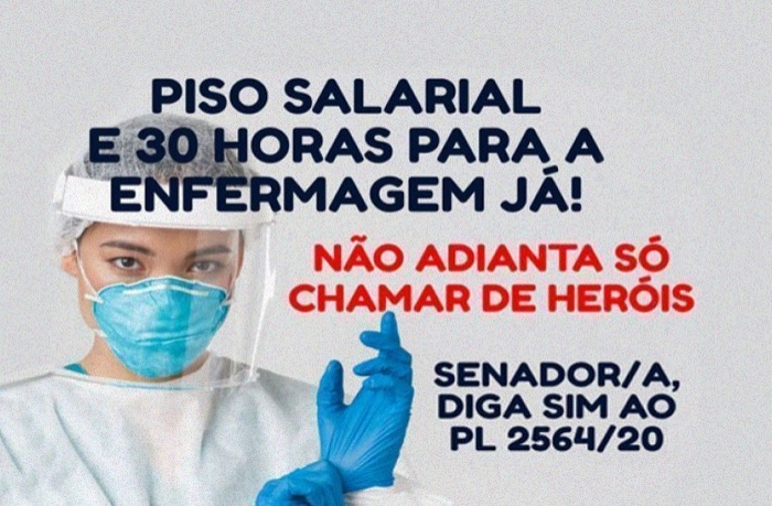 Quase um milhão votam a favor do PL da Enfermagem na consulta pública do Senado