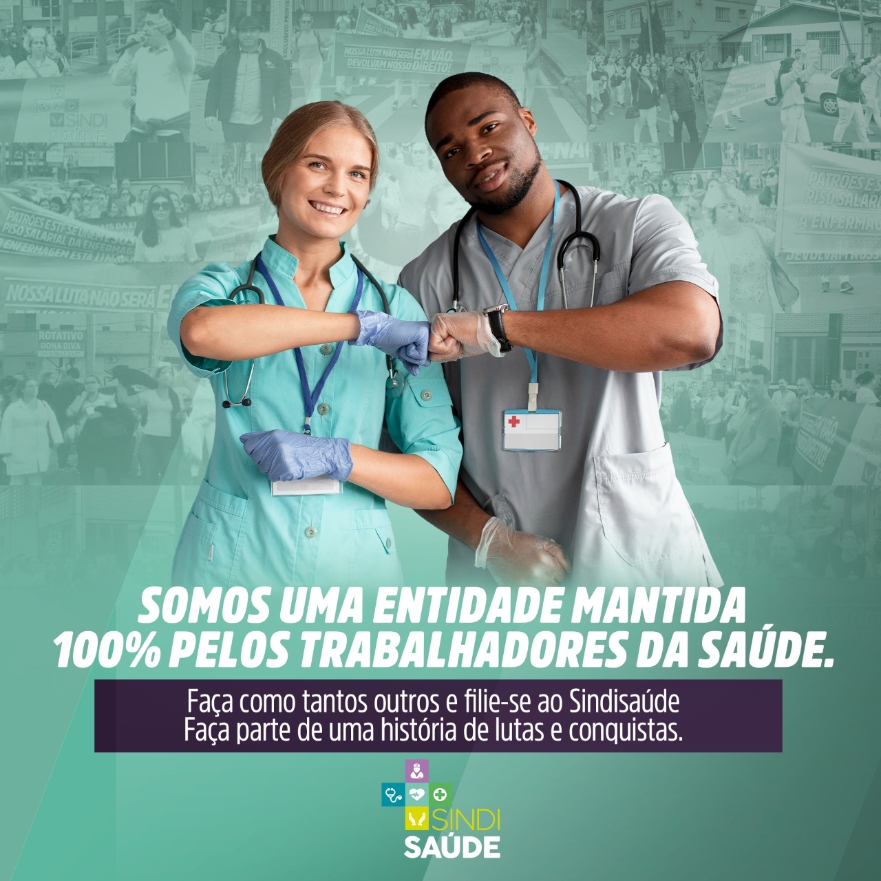 Categoria mantém e faz o Sindicato. Seja sócio!