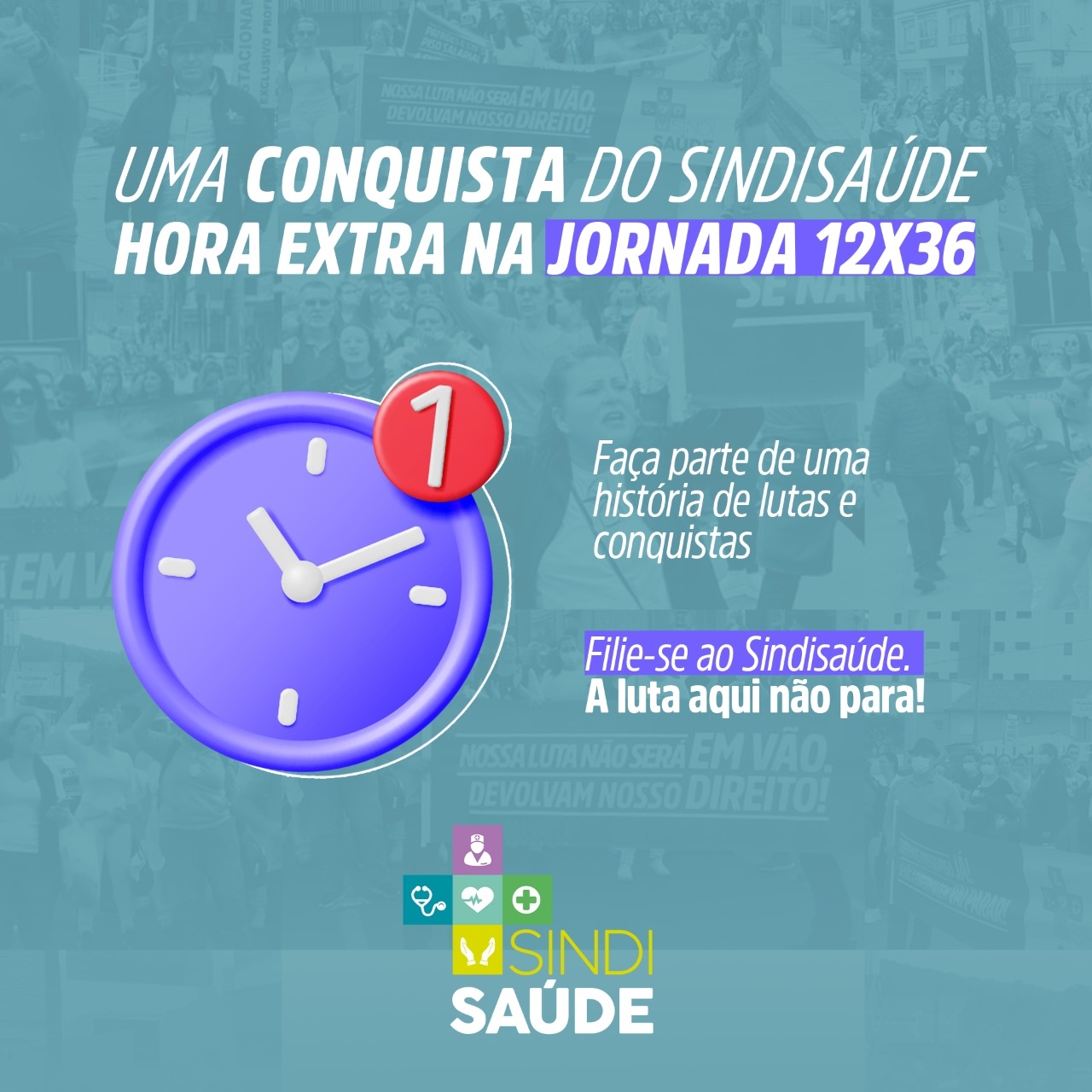 Com  o Sindicato você garante mais conquistas