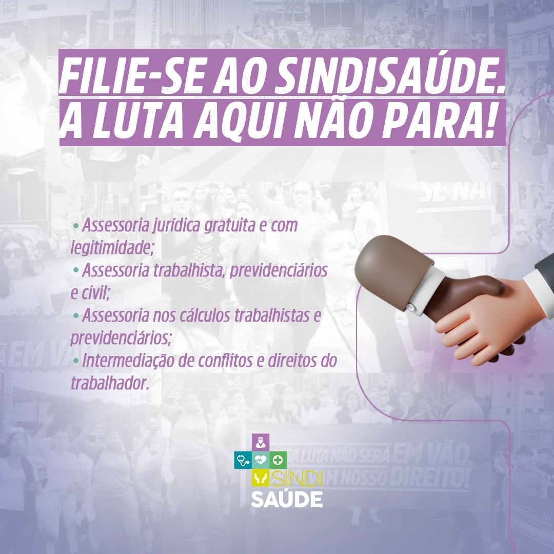 Em 2023, seguimos na luta pela categoria. Vem com a gente