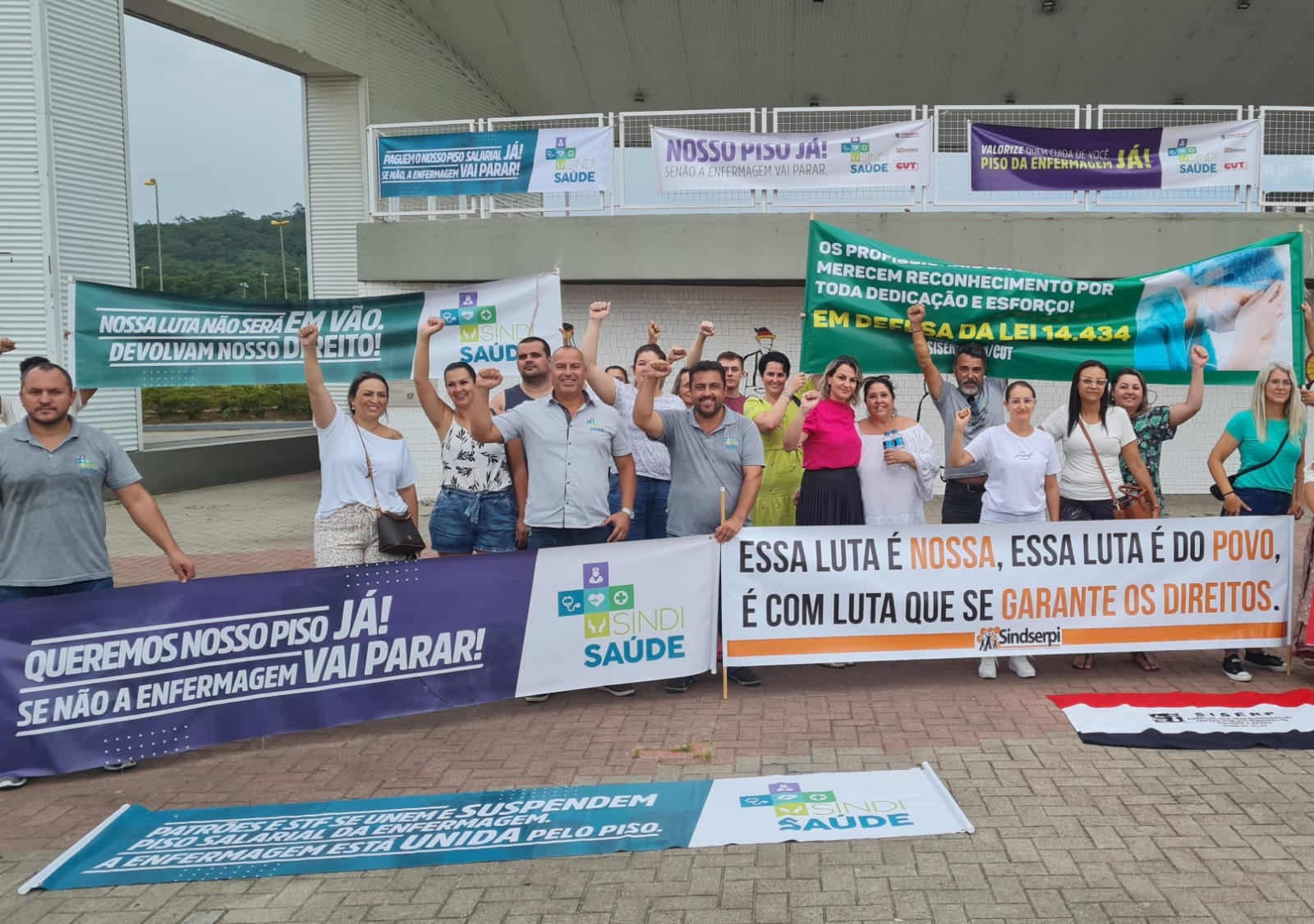 Piso da Enfermagem - Assembleias em Araranguá e Criciúma 