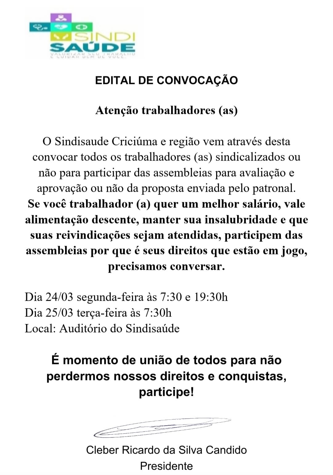 EDITAL ASSEMBLEIA TRABALHADORES 