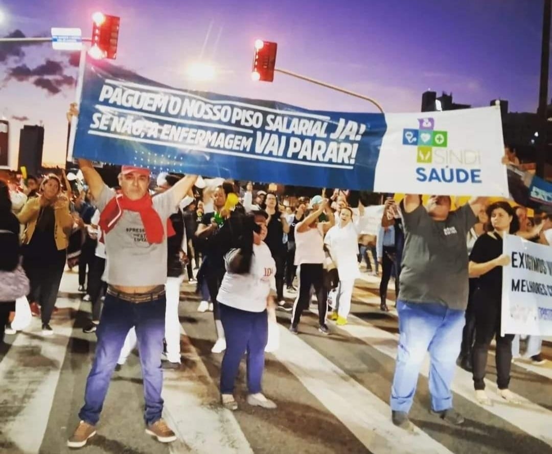 Sindicato cobra da Secretaria da Saúde de Criciúma o fim do atraso no repasse do Piso da Enfermagem