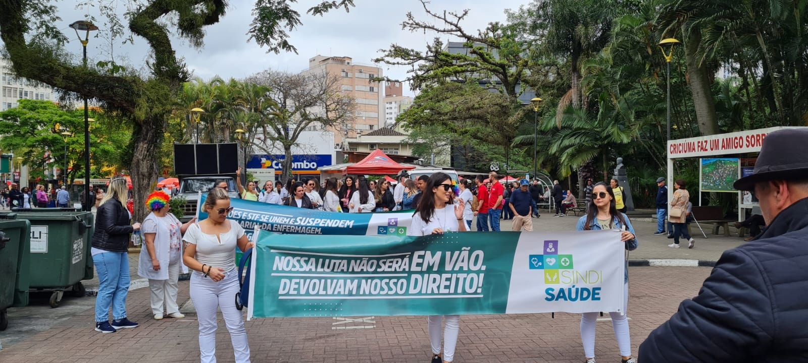  Sindisaúde denuncia o secretário Municipal de Saúde de Criciúma pelo atraso no pagamento do complemento do Piso da Enfermagem aos trabalhadores das Upas