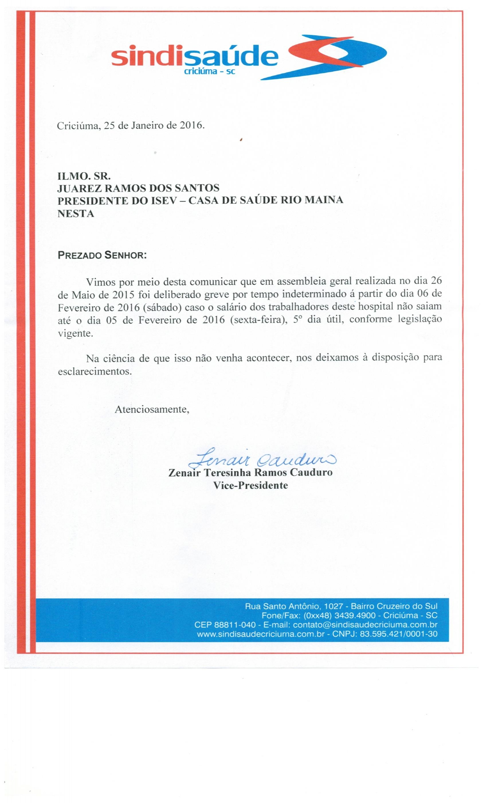 Oficio atraso de Pagamento   Casa de Saude Rio Maina