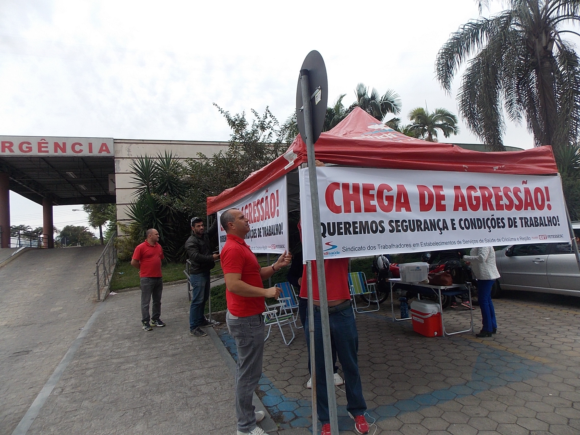Sindisaúde aciona a justiça contra falta de segurança no São Donato